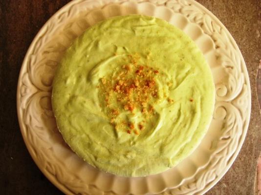bevroren kalk-macaroon cheesecake