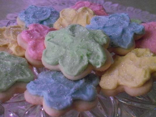 frosted amandel sugar cookies
