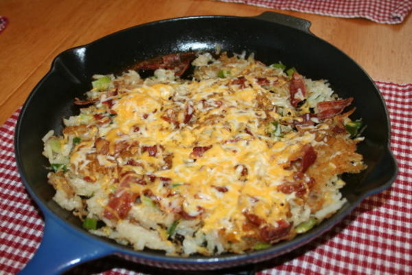 geladen hash browns