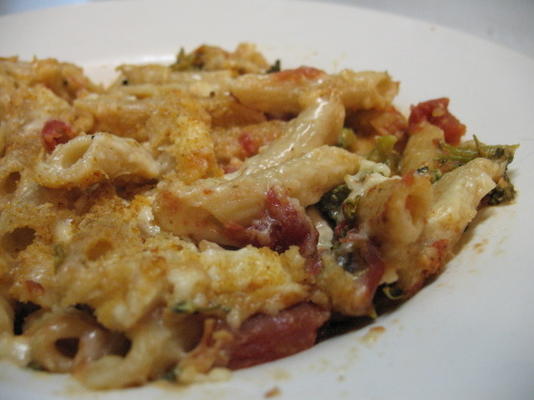 veggie-gevulde macaroni en kaas