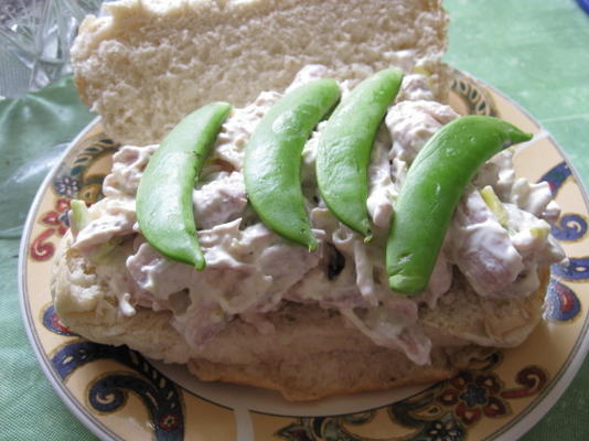 gemarineerde kippensandwich