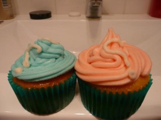 baby shower cupcakes (veganistisch vriendelijk)