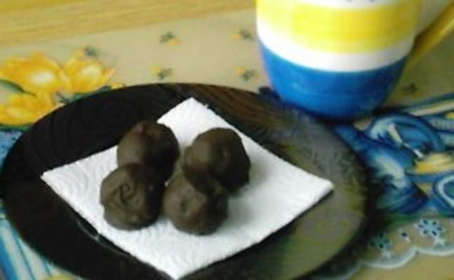 chocolade koekjes truffels