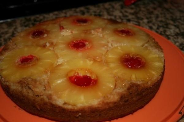 veganistische ananas cake