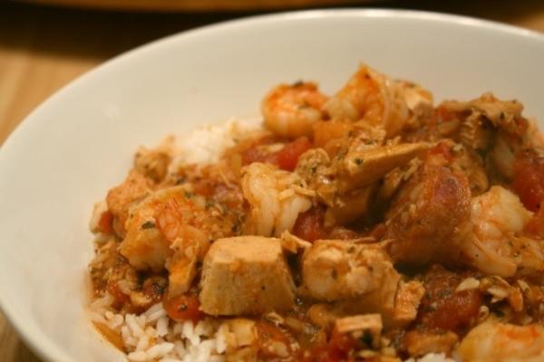 tom's jambalaya gumbo-dingen