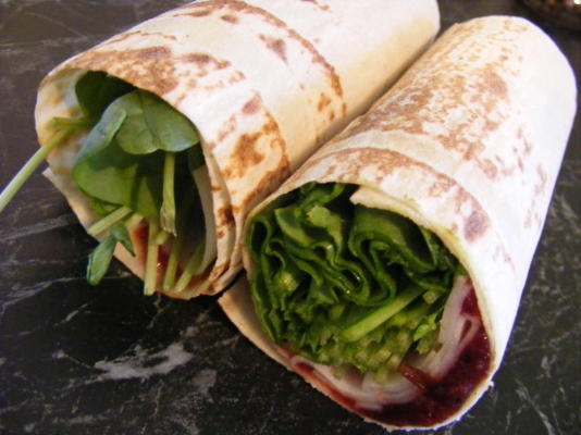 kalkoen en cranberry wrap (21 dagen wonder dieet: dag 9)