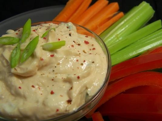 romige plantaardige dip