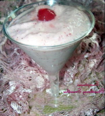 heerlijke aardbei smoothie