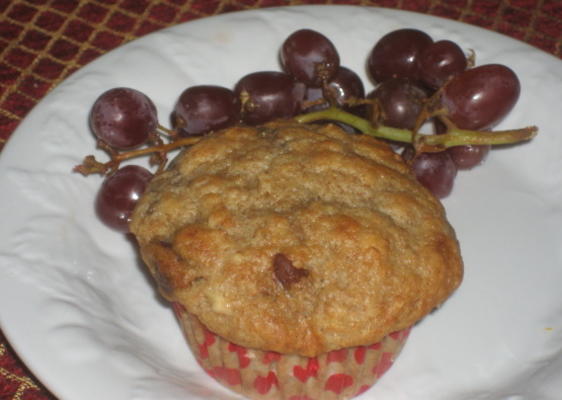 gezonde muffins van chocoladebananen