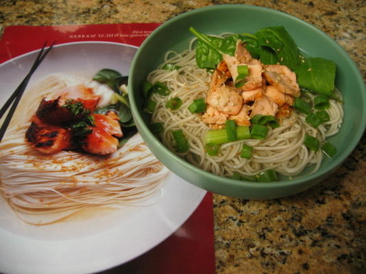 Japanse zalm ramen