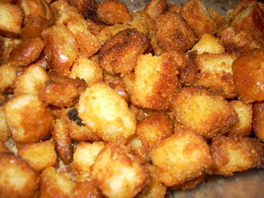 sappige huisgemaakte croutons