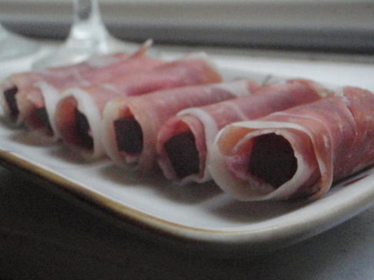 verpakte prosciutto bieten