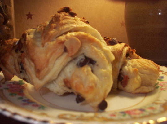 chocolade amandelcroissants