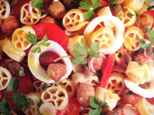 zeer Italiaanse pastasalade