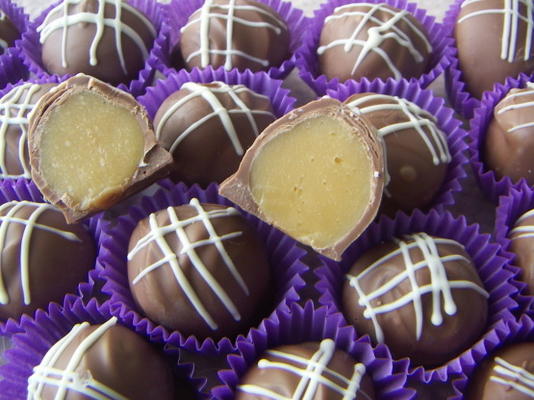 choc karamel ballen