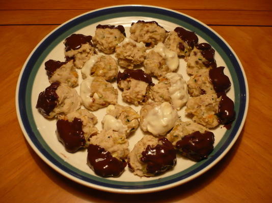 glutenvrije wortel-courgette chocoladekoekjes