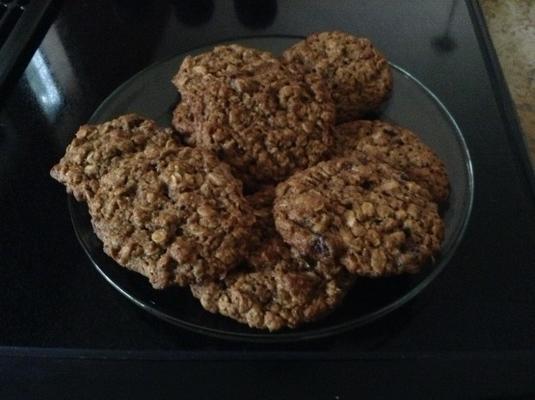 havermoutkoekjes met hoog vezelgehalte