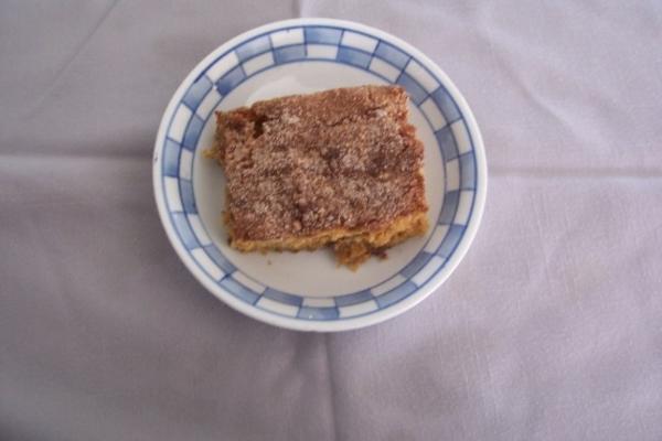 scandinavische rabarbercake