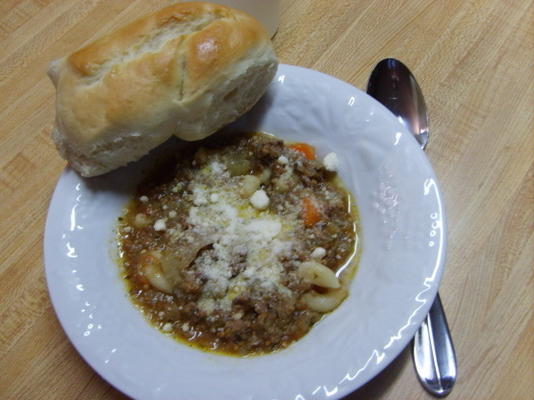 macaroni ratatouille soep