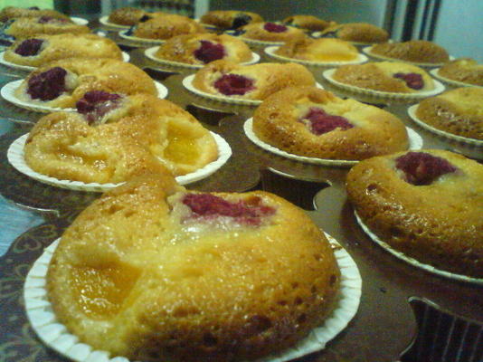 financier cupcakes