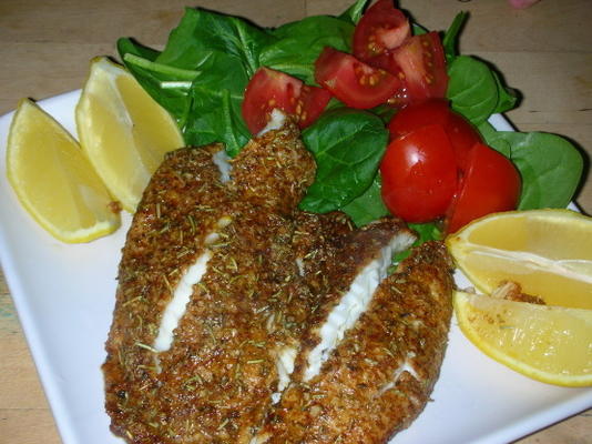 parmessan Crusted tilapia