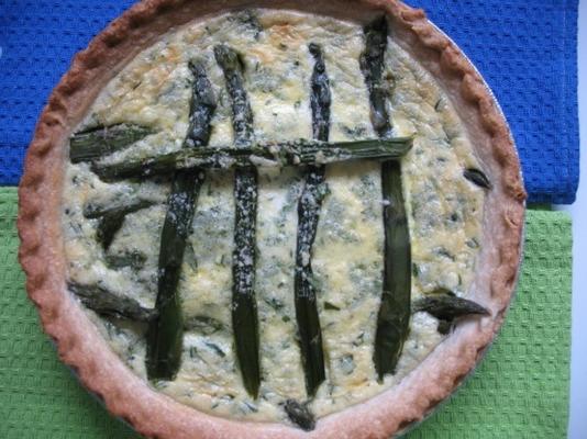 hollandaise-asperge taart