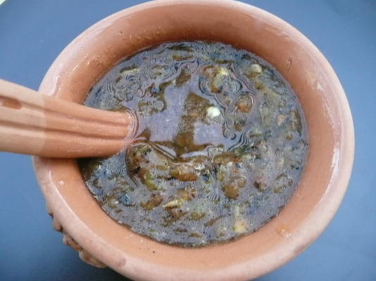 gegrilde chili en tomatensalsa