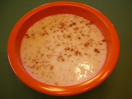 Jamaicaanse tapioca pudding