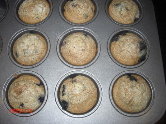 kaneel bosbessen farina muffins