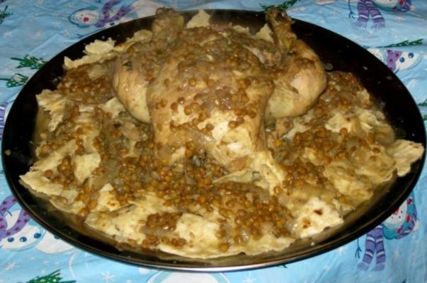 rfissa (Marokkaanse kip met linzen)