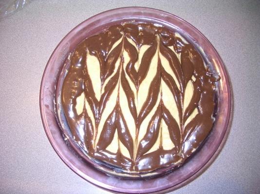 chocolade praliné pindakaas taart