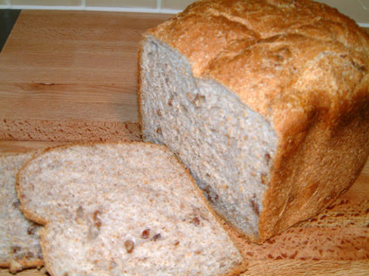 esdoorn en pecannotenbrood voor broodmachine