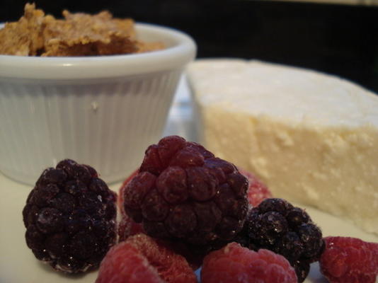 guilty-free crustless ricotta cheesecake