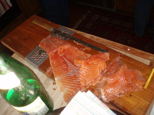 eenvoudige en eenvoudige gravlax