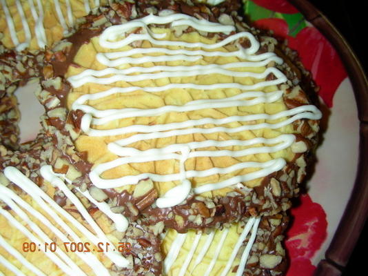 choco-nootachtige bananenpizzelles