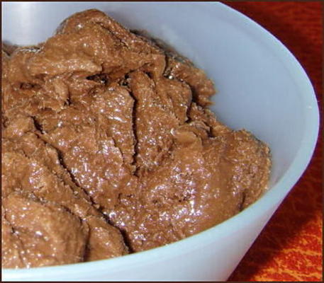 bitterzoete chocolade granita