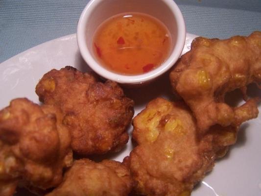 mais en kokosnoot beignets