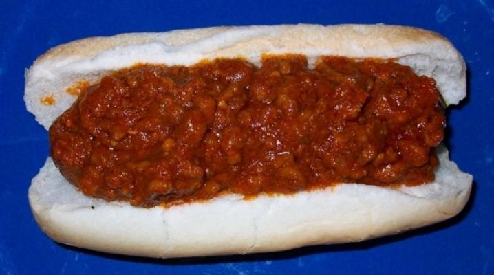 christine's dikke hotdog-vleessaus