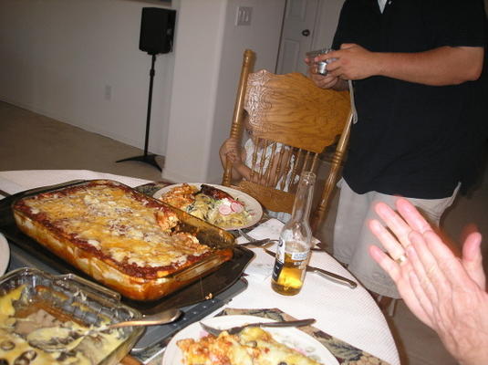heerlijk vlees en spinazie manicotti