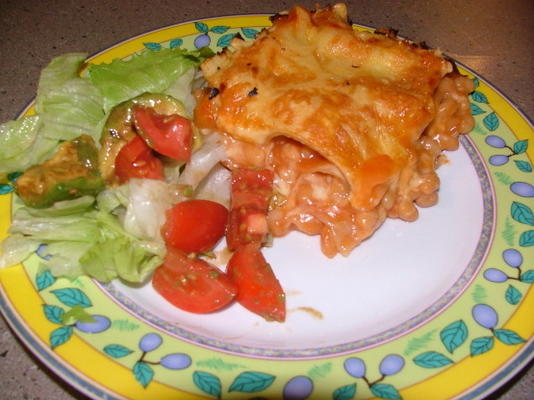 gebakken bonen lasagne