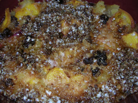 ananas / perzik knapperig in crock pot [!gluten / caseïnevrij