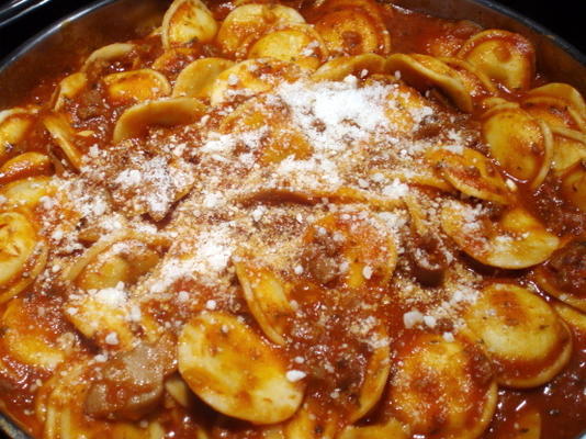 kaasravioli met vegetarische 