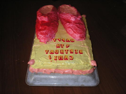 cake - de robijnrode pantoffels van dorothy