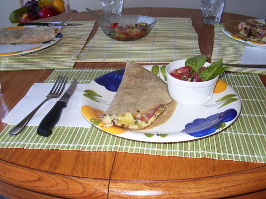 frittata wrap