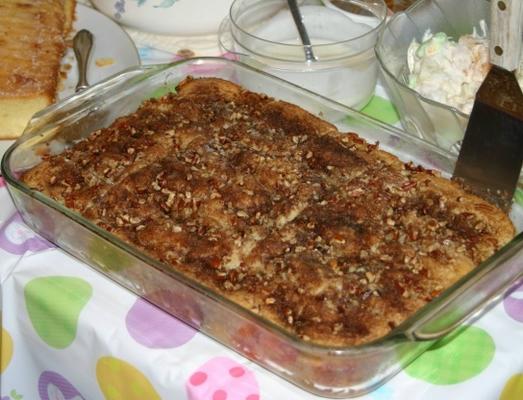 perzik amandel brunch cake