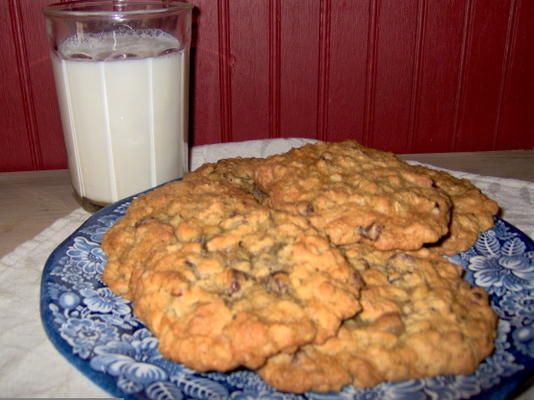 chip-oat-nut cookies