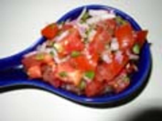salade met laag vetgehalte pittige tomaten (koosjer-pareve)