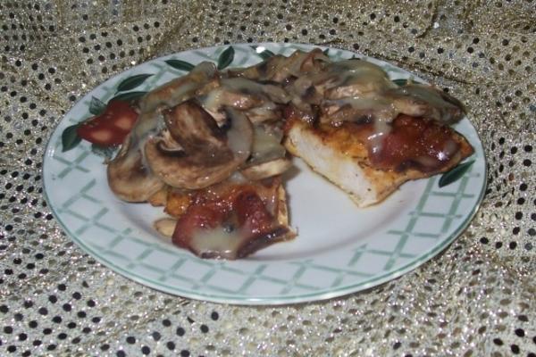 bacon mushroom chicken voor 2