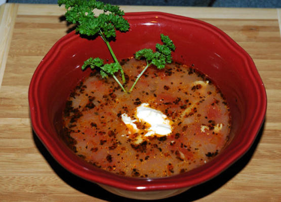 Cioppino met knoflookioli