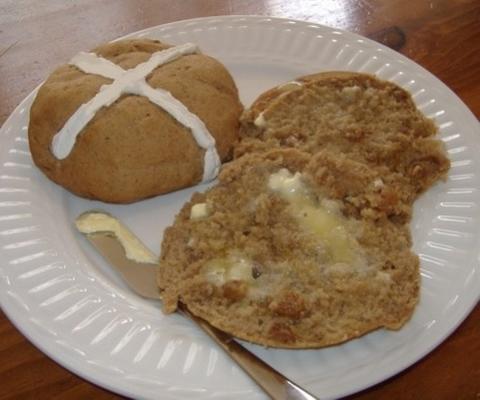 hot-cross broodjes (gluten, zuivel en eieren vrij)